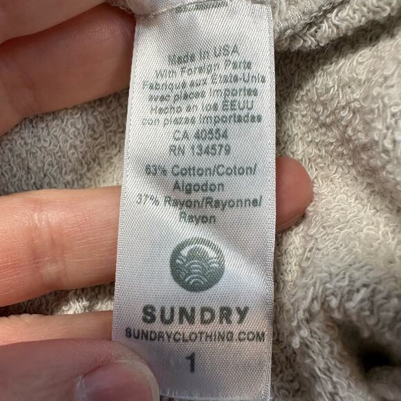 Sundry Hang Loose Crewneck Sweatshirt Size 1 or small - Picture 8 of 10